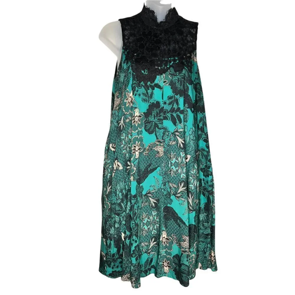 Maeve Anthropologie Butterfly Swing Dress XS